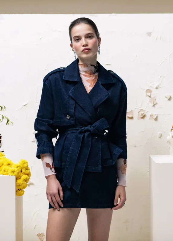 THE CROPPED CHARLES TRENCH sold by Favorite Daughter