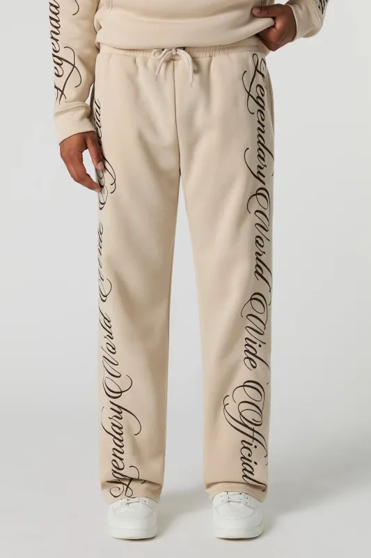 Legendary World Embroidered Fleece Sweatpant sold by Urban Planet