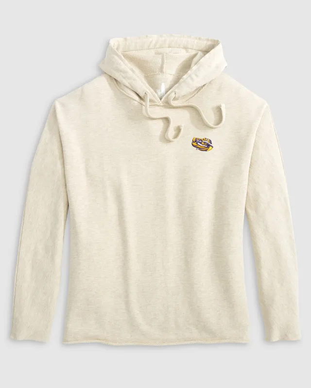 Women's Louisiana State Kelli Pullover Hoodie - Tiger Eye Logo sold by Johnnie-O