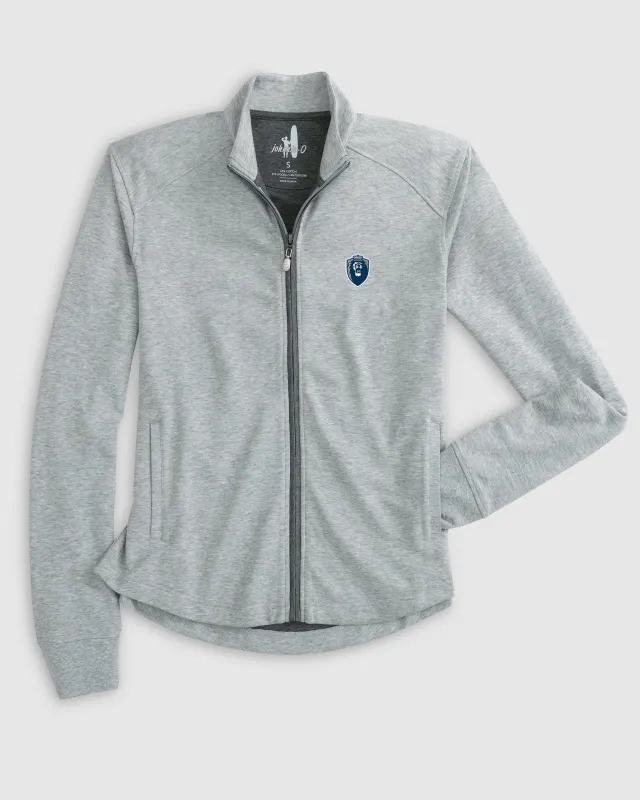Women's Old Dominion Tomi Full Zip Jacket - Big Blue Logo sold by Johnnie-O