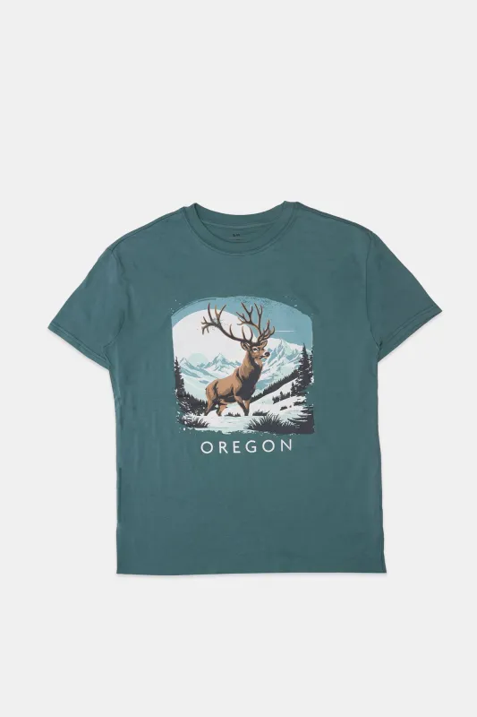 Oregon Graphic Boyfriend Tee sold by Bluenotes