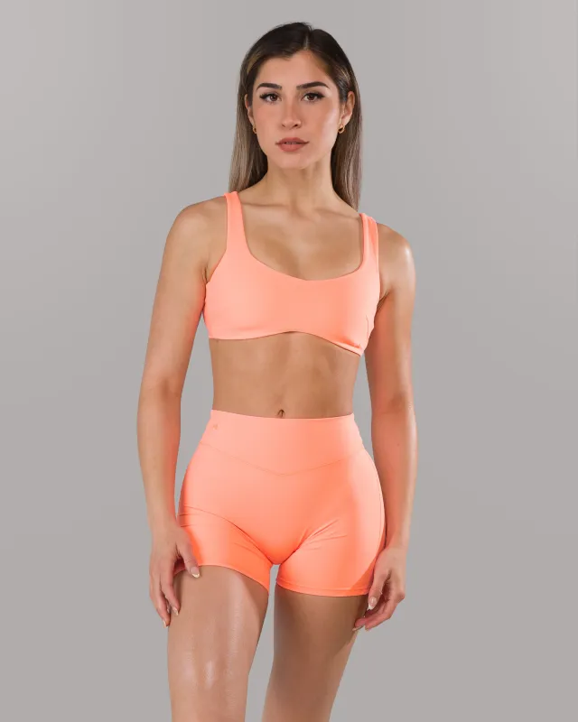 Lina Bra - Neon Coral sold by Alphalete
