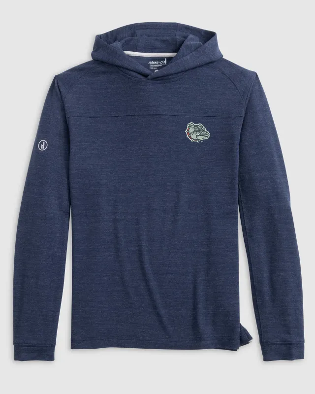 Gonzaga Remmy Lightweight Performance Hoodie sold by Johnnie-O