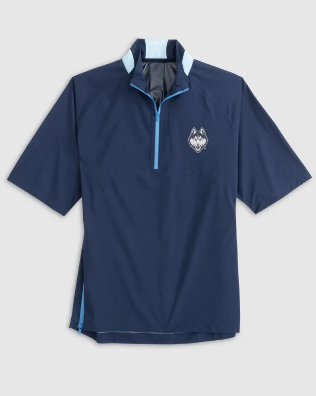 UConn Stealth Stowable Packable Rain Jacket sold by Johnnie-O