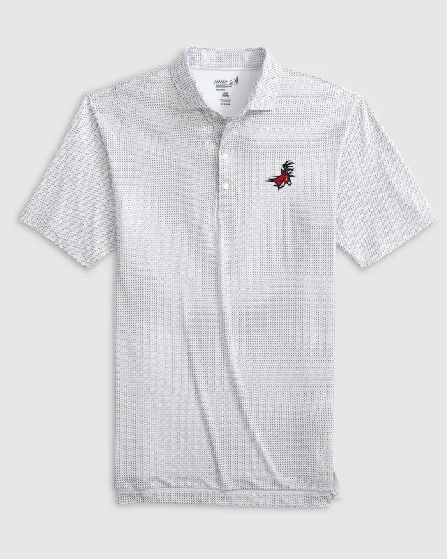 Fairfield Tee Time Printed Performance Jersey Polo - Stag Logo sold by Johnnie-O