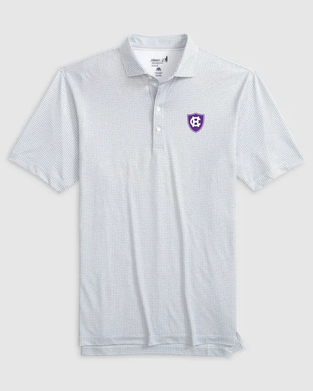 Holycross Tee Time Printed Performance Jersey Polo sold by Johnnie-O