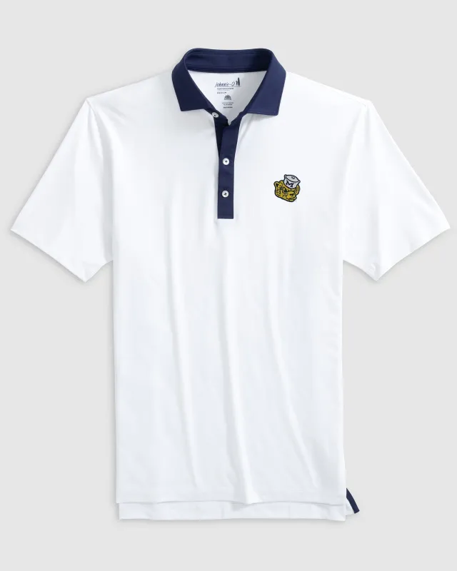 Michigan Ramos Performance Jersey Polo - Vault Logo sold by Johnnie-O