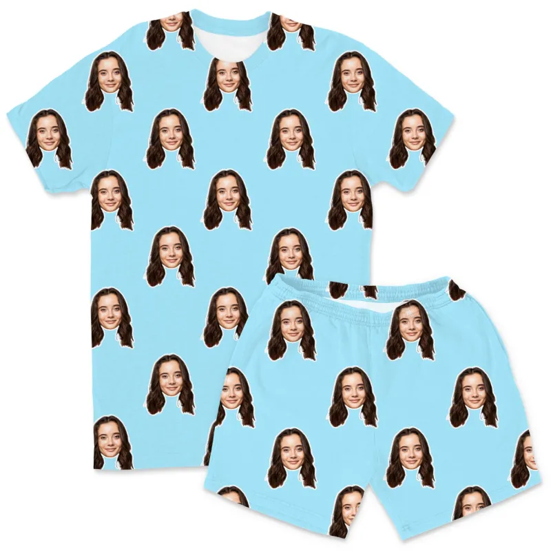 Personalised Men's Pyjamas - Your Face Shorts Set sold by Super Socks
