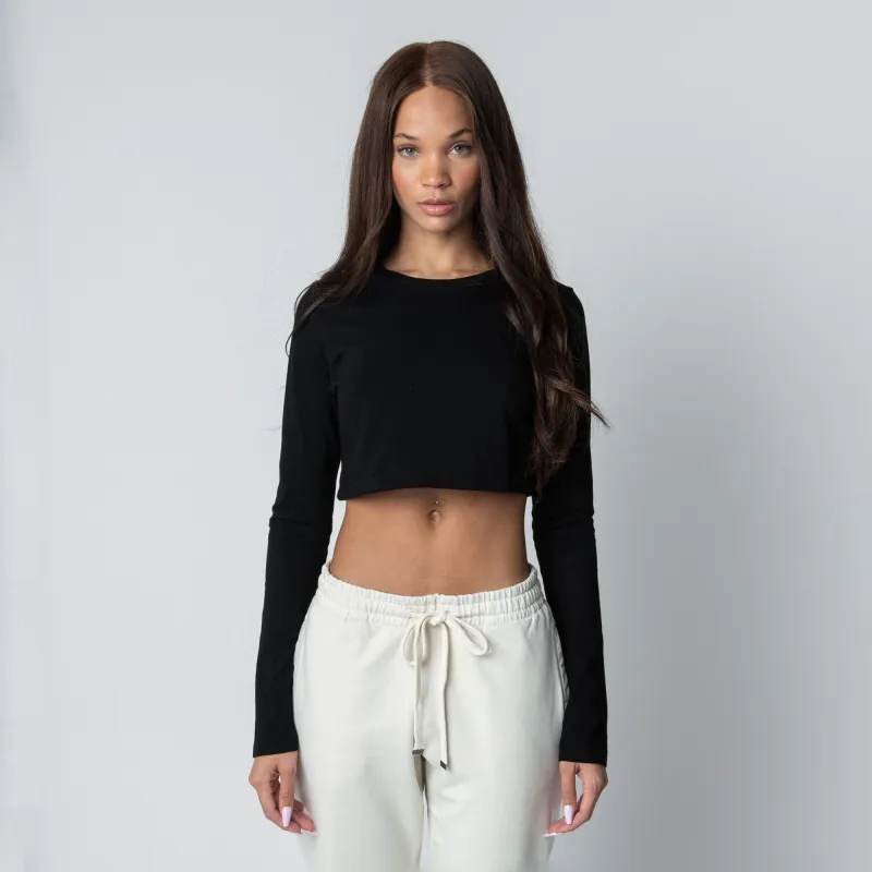 WOMENS CROP LONG SLEEVE TEE sold by Talentless