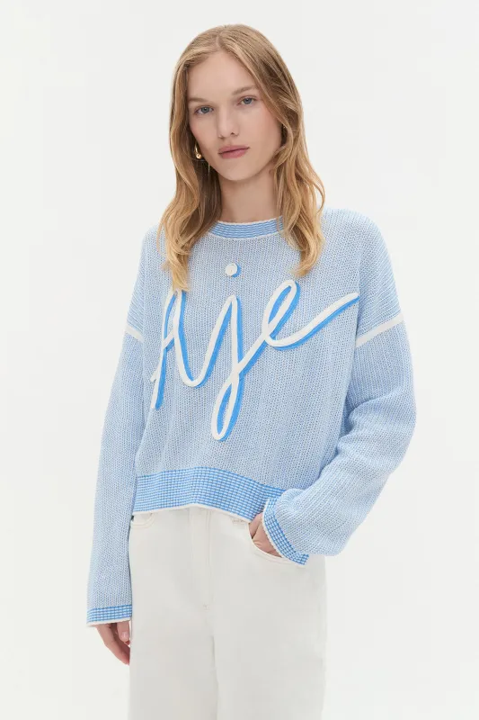 Metis Logo Knit Jumper sold by Aje