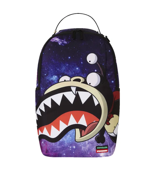 FUTURAMA NIBBLER EAT SHARK DLXR BACKPACK sold by Sprayground