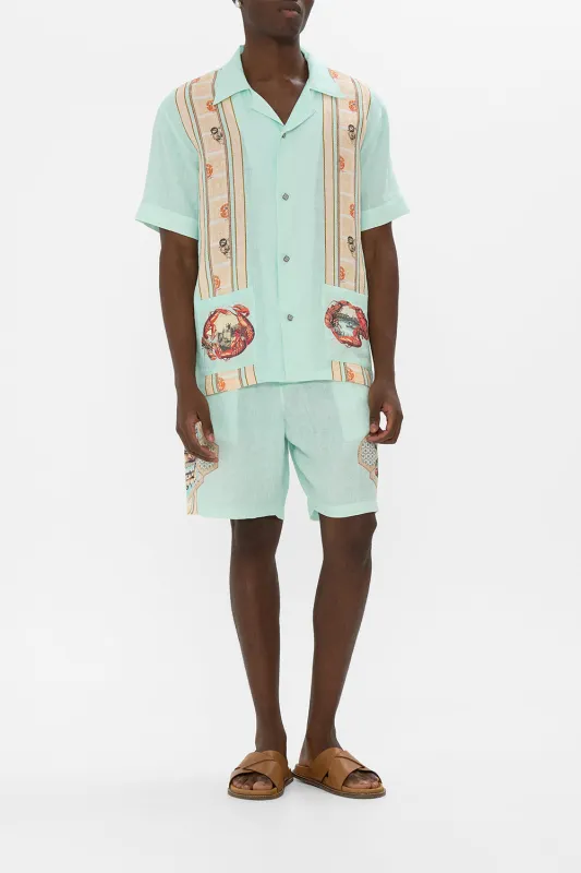 SHORT SLEEVE CABANA SHIRT WITH LOVE FROM TÜRKIYE sold by Camilla