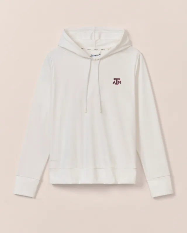 Women's Texas A&M Nalla Performance Hoodie sold by Johnnie-O