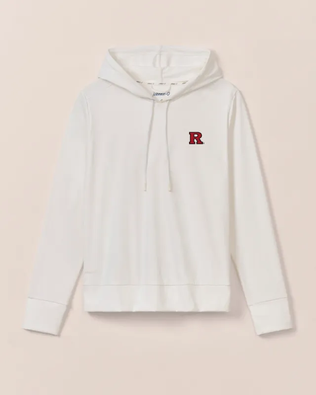 Women's Rutgers Nalla Performance Hoodie sold by Johnnie-O