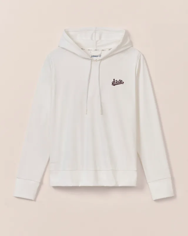 Women's Mississippi State Nalla Performance Hoodie - Script Logo sold by Johnnie-O