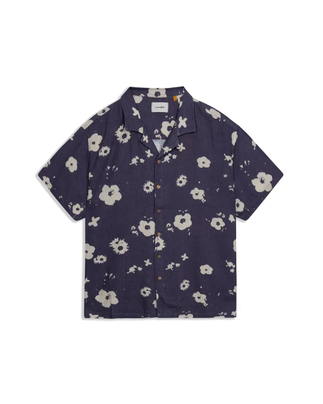 Splatter Resort Shirt | Ink | Critical Slide sold by Man Ready