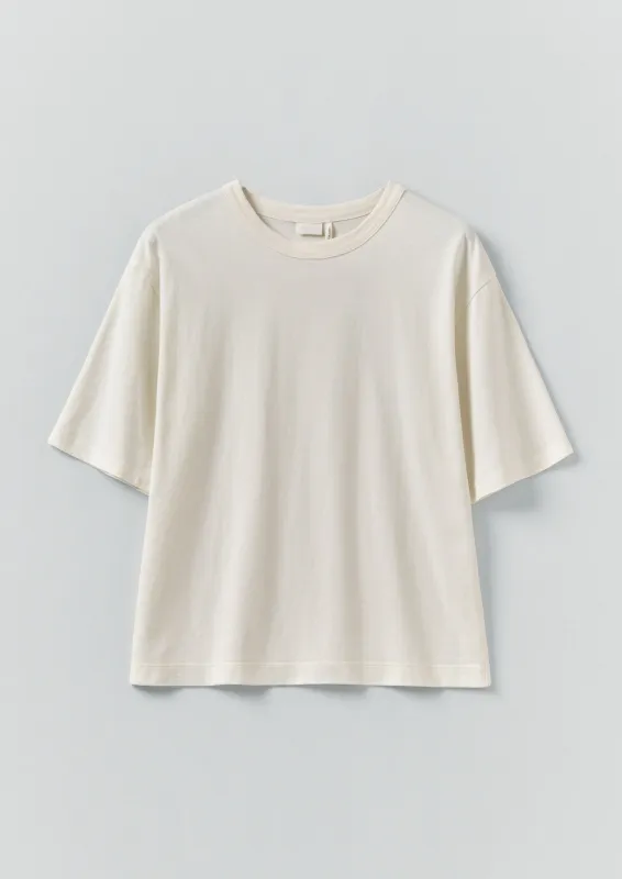 Short Sleeve Cotton Tee | Paper White sold by TOAST
