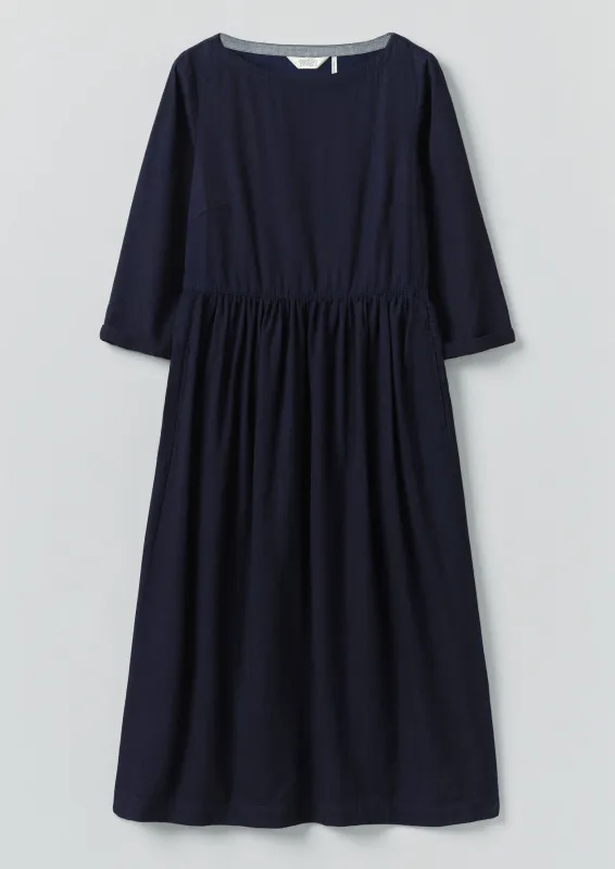 Freya Indigo Twill Dress | Indigo sold by TOAST
