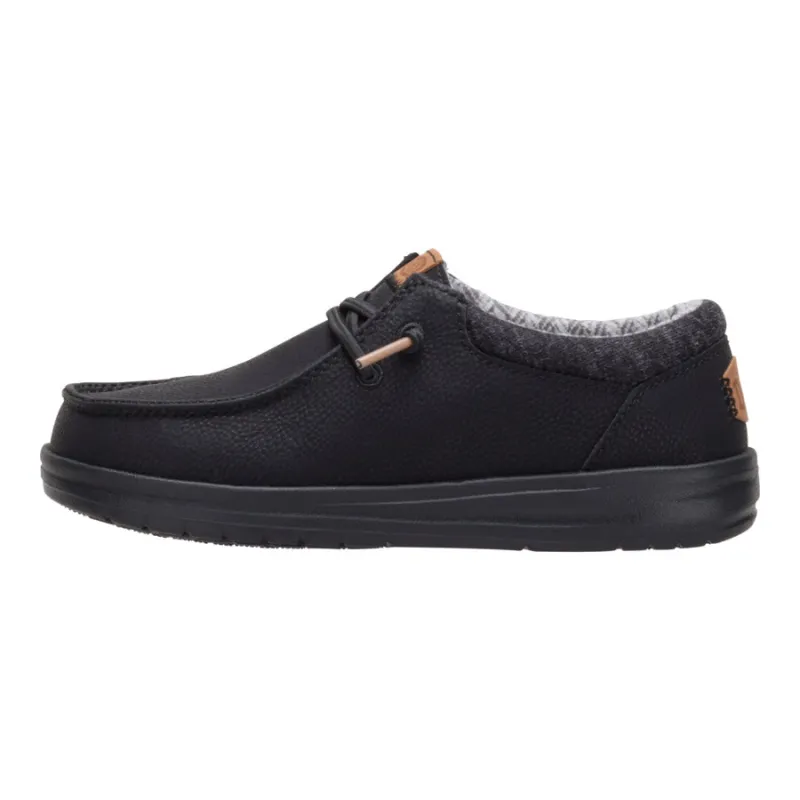 Paul Youth Classic - Black/Black sold by Hey Dude