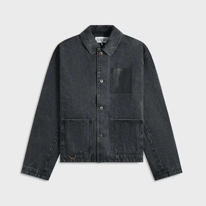 Loewe Workwear Jacket - Black sold by Kith