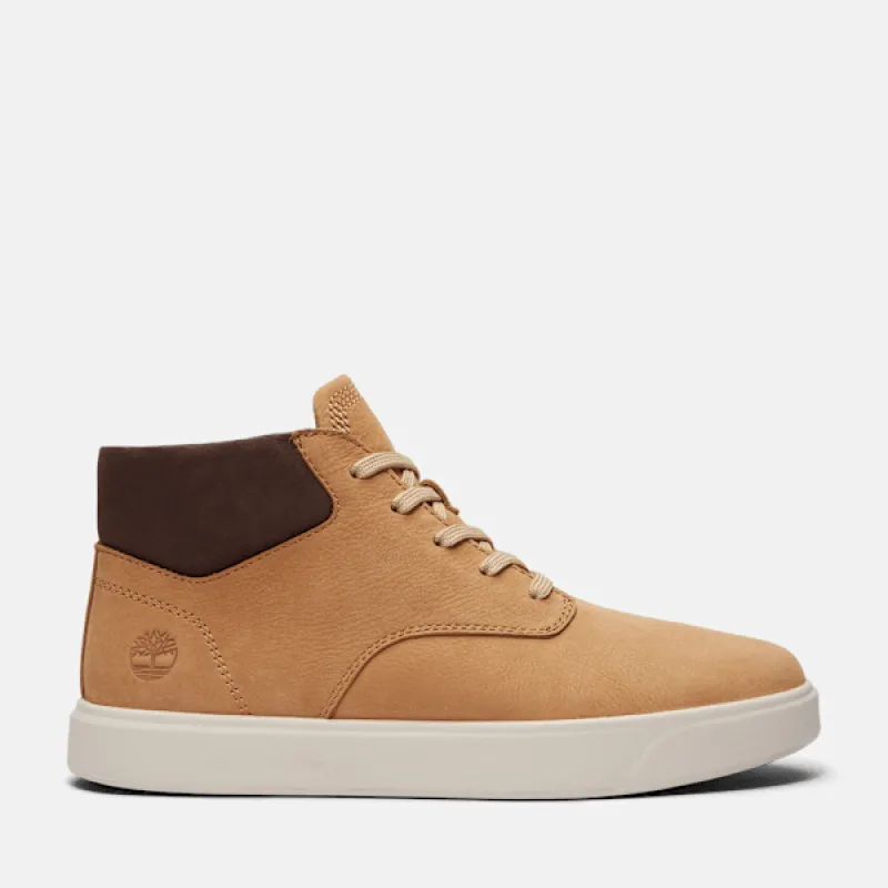 Timberland Men's Emerson Street Mid Sneaker in  BEI Nubuck sold by Timberland