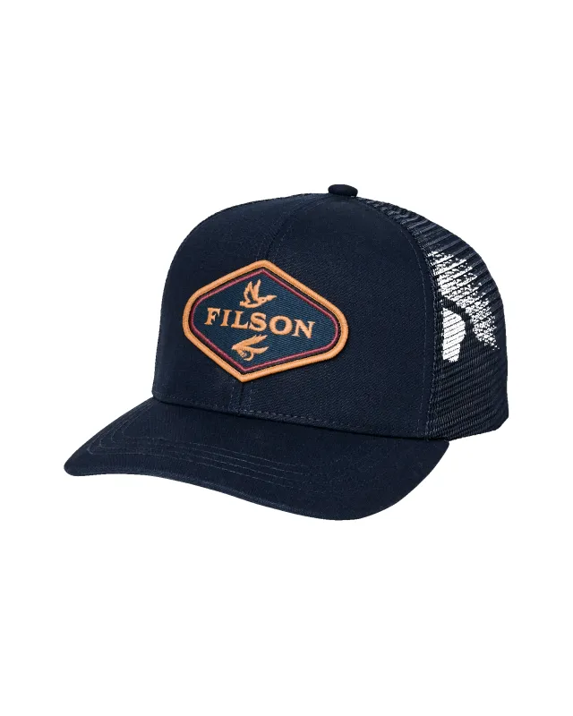 Logger Mesh Cap - Navy / Fowl Fly sold by Filson