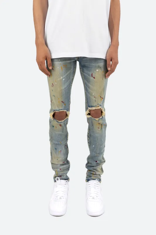 X188 Skinny Denim - Blue sold by MNML