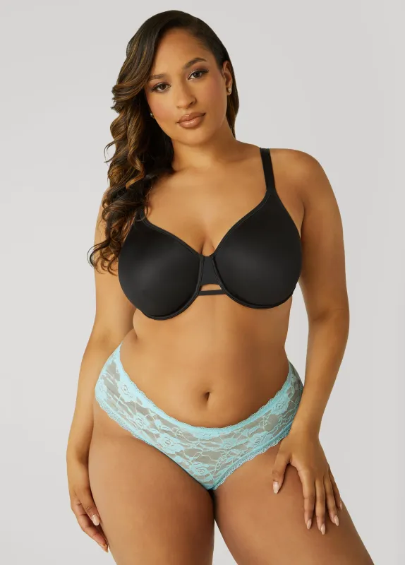 Underwire Satin Minimizer Bra sold by Ashley Stewart
