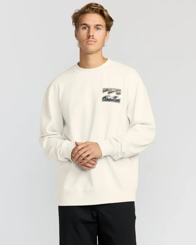 Short Sands Crewneck Sweatshirt - Off White sold by Billabong