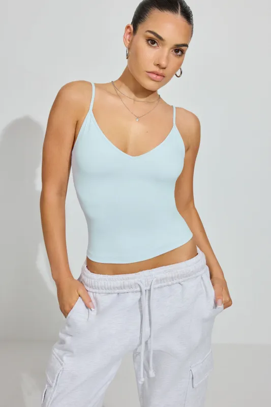 Sleek V-Neck Cami Top sold by Garage