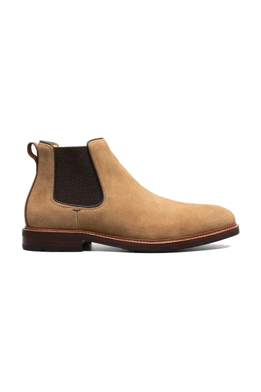 ANTHEM PLAIN TOE CHELSEA - MOCHA SUEDE sold by REVOLVR Menswear