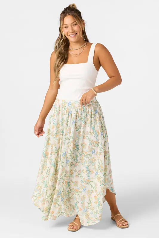 MARNIE NAOMI FLORAL MAXI SKIRT sold by O'Neill