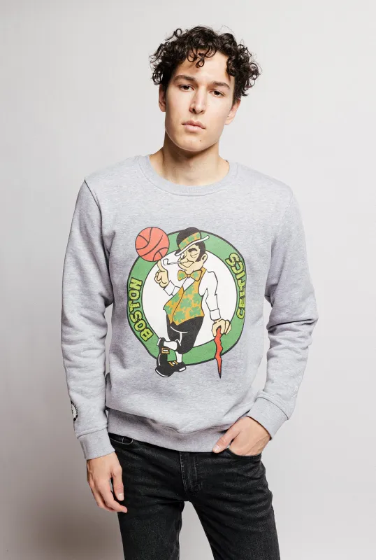P/C x TMNT Boston Celtics Logo Crewneck - Grey sold by Peace-Collective