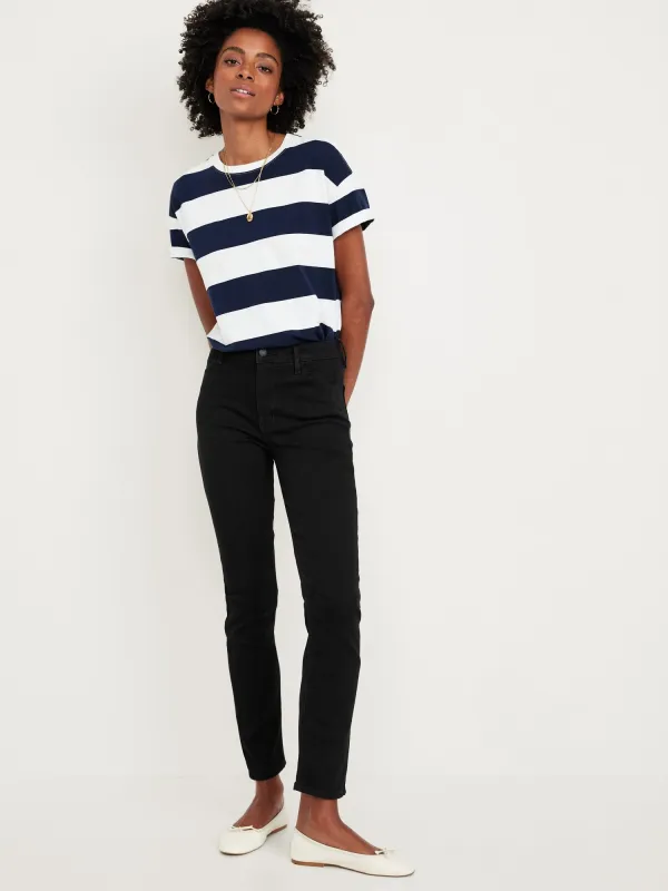 High-Waisted Wow Straight Ankle Jeans sold by GAP
