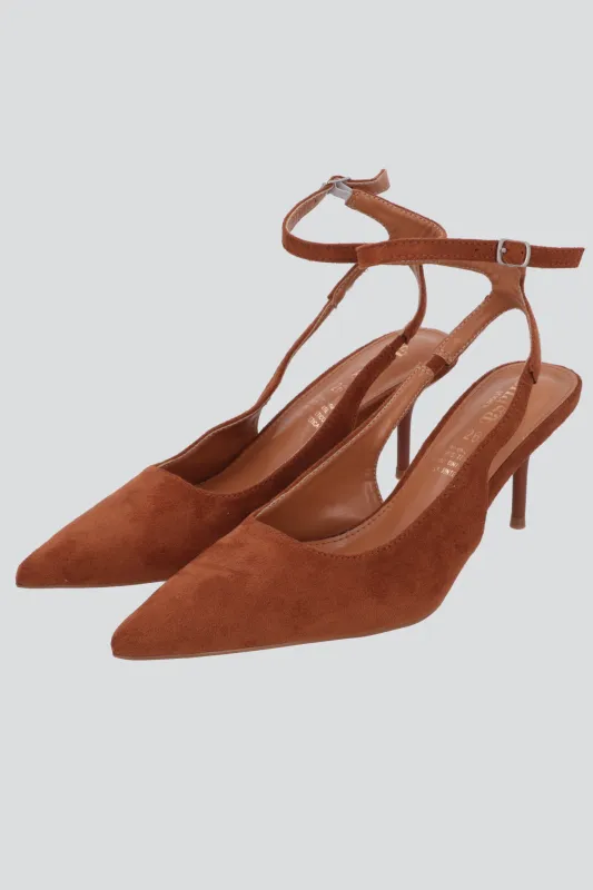 Tacon pointy pulsera suede sold by Shasa