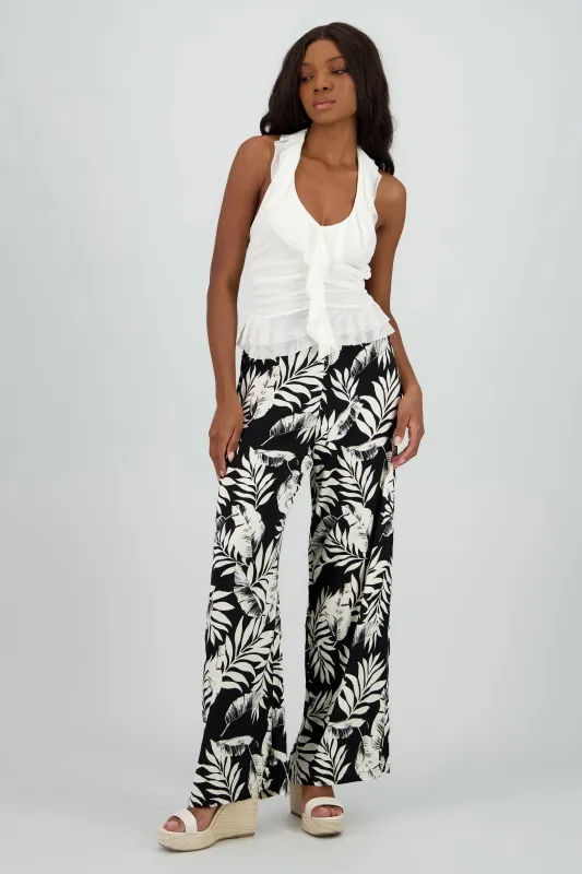 Pantalon amplio estampado sold by Shasa