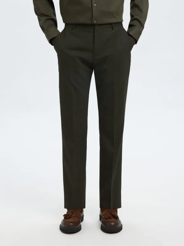 Slim neil bukser - dark green sold by Brando