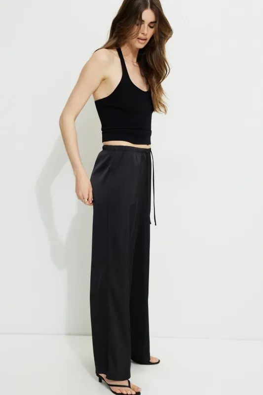 Leo Wide Leg Satin Pants sold by Dynamite
