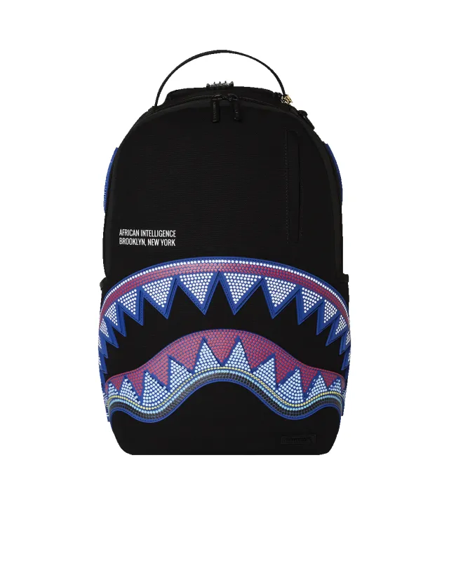 A.I. AFRICAN INTELLIGENCE BORN AND RAISED BACKPACK - SANDFLOWER COLLAB sold by Sprayground