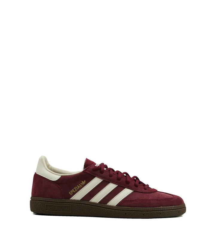 Handball Spezial Sneakers in Maroon and White sold by FOUR Amsterdam