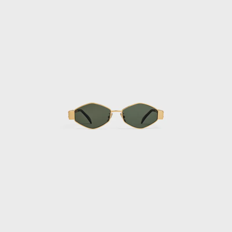 Triomphe Metal 02 Sunglasses in Metal sold by Celine