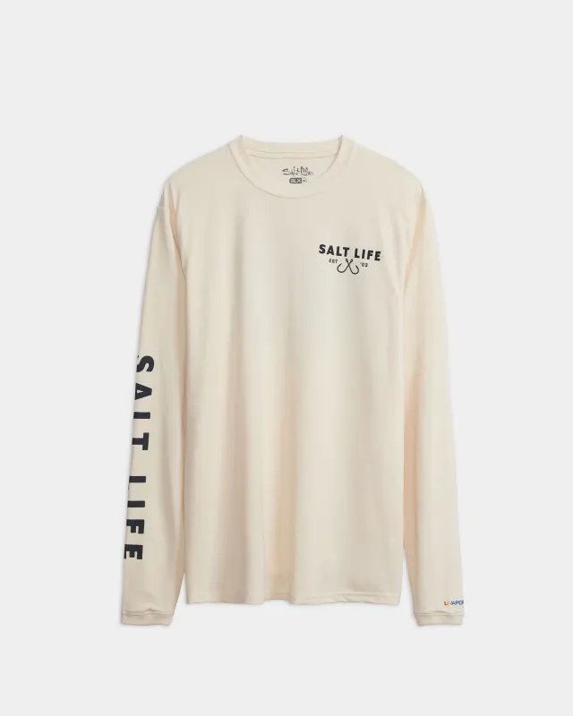Men's Nothin But Bite Long Sleeve SLX Performance Shirt sold by Salt Life