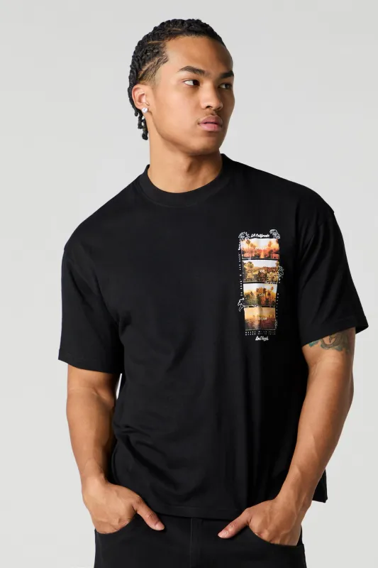 T-shirt ample à imprimé Los Angeles sold by Urban Planet