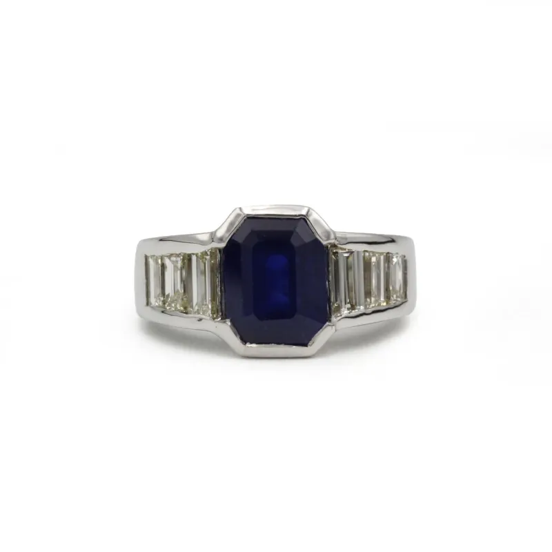 Bague - Or, Diamants & Saphir sold by 58 Facettes
