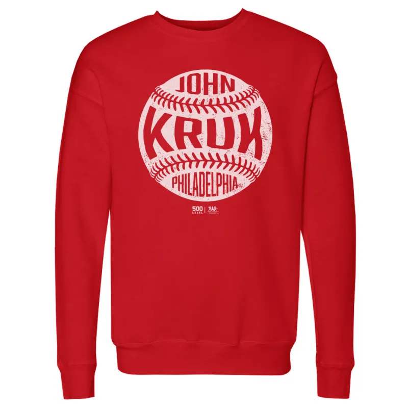 John Kruk Philadelphia Vintage Baseball WHT sold by 500 Level