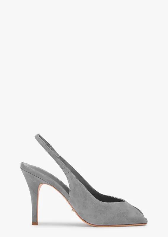 Peggy Grey Suede sold by Tony Bianco