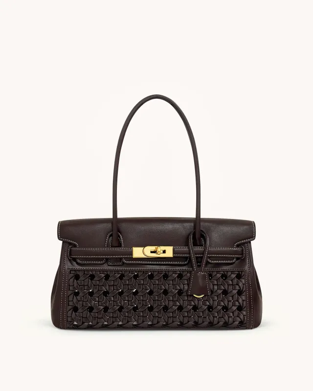 Yara Shoulder Bag - Dark Red sold by JW PEI
