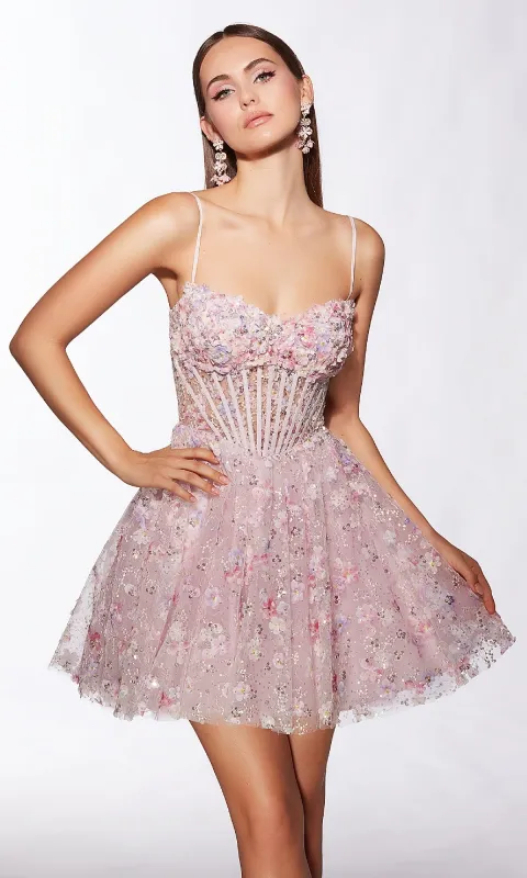 Short Homecoming Dress: Alyce 30003 sold by PromGirl