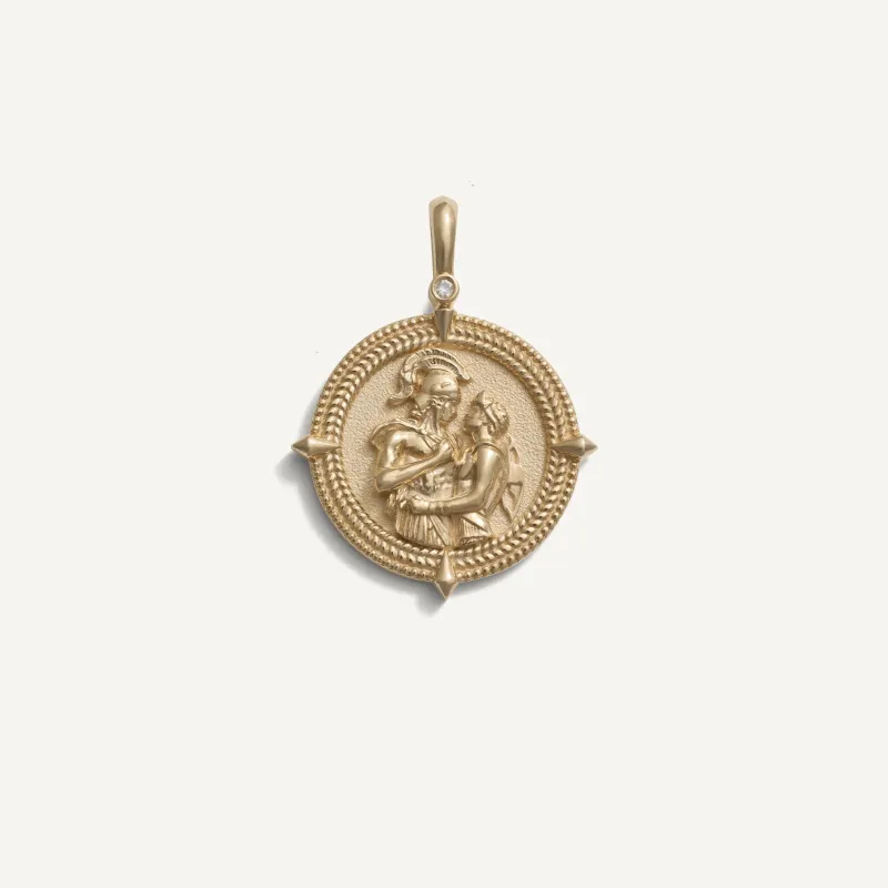 Achilles & Patroclus Pendant sold by Awe Inspired