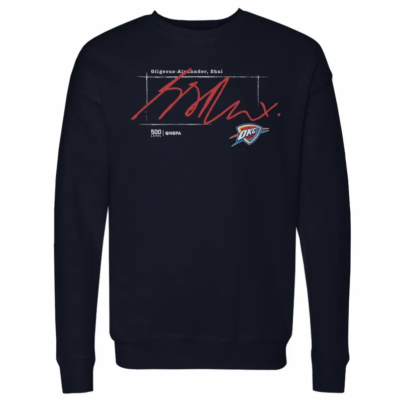 Shai Gilgeous-Alexander Oklahoma City Thunder Signature WHT sold by 500 Level